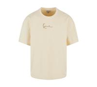 Karl Kani Herren KM214-084-2 Small Signature Heavy Jersey Tee Cream Cream, M