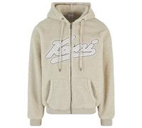 Karl Kani Herren KM223-001-2 Varsity OS Teddy Zip Hoodie Cream Cream, XL