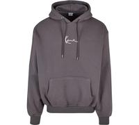 Karl Kani Herren KM223-074-1 Small Signature OS Heavy Sweat Hoodie Anthracite, L