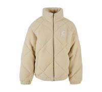 Winterjacke KARL KANI "Karl Kani Herren", Herren, Gr. M, beige (cream), 100% Polyester, mehrfarbig, klassisch, normal, ohne Ausschnitt, Langarm, Jacken (18452626-M) cream
