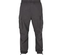 Cargohose KARL KANI "Karl Kani Herren", Herren, Gr. XS, US-Größen, anthrazit, 98% Baumwolle, 2% Elasthan, unifarben, loose fit, Hosen Cargohose (40742614-XS) anthrazit