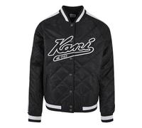 Karl Kani Herren KM231-040-2KK Varsity Padded Souvenir Jacket Light Black/White Black, S