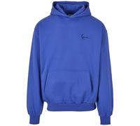 Sweatjacke KARL KANI "Karl Kani Herren KM231-046-1KK Chest Signature OS Hoodie blue", Damen, Gr. S, blau, 80% Baumwolle, 20% Polyester, unifarben, Sweatjacken Sweatjacke (57356567-S)