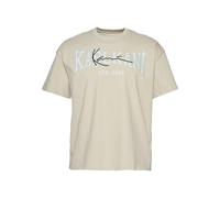 Karl Kani KM232-002-1 KK College Signature Heavy Jersey Boxy Tee in Gr. S in Weiß