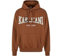 Karl Kani Herren KM232-004-3 Unisex KK College Signature Os Hoodie Brown, S