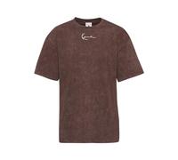 Karl Kani Herren KM234-021-1 KK Small Signature Washed Heavy Jersey Landscape Tee Brown, XS
