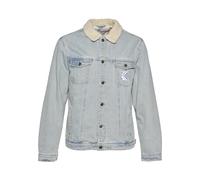 Karl Kani Herren KM234-026-1 KK OG Denim Trucker Jacket Light Dirty Blue, S