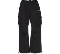 Karl Kani Herren KM234-032-4 KK Small Signature Washed Parachute Pants Black, XS