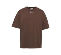 Karl Kani Herren KM234-057-1 KK Small Signature Heavy Jersey Washed Boxy Tee Brown, M