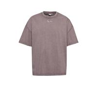 Karl Kani Herren KM234-057-4 KK Small Signature Heavy Jersey Washed Boxy Tee Grey, M