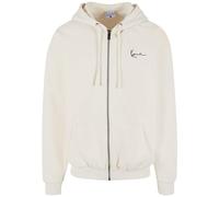 Karl Kani Chest Signature Os Heavy Sweat Full Zip Skull Hoodie Weiß Herren L Weiß L