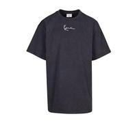 Karl Kani Small Signature Distressed Heavy Jersey T-Shirts in Gr. M in Schwarz