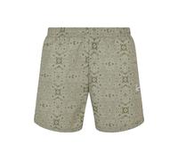 Badeshorts KARL KANI "Karl Kani Herren KM241-056-2 Signautre Paisley Swim Shorts", Herren, Gr. L, US-Größen, olive, 100% Polyester, Badehosen Badeshorts (71075750-L) olive