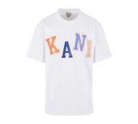 Karl Kani Woven Signature Multicolor Logo Tee Weiß XS