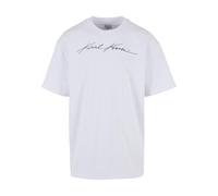 Karl Kani Autograph Heavy Jersey T-Shirt Herren Shirt weiß, XL