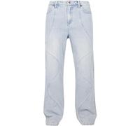 Karl Kani Herren KM242-022-1 OG Wavy Baggy Workwear Denim Bleached Blue, 32
