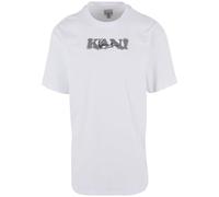 Karl Kani Herren KM242-027-1 Signature Retro Tee L White