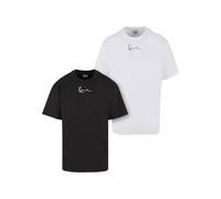 Karl Kani Herren KM242-045-1 Small Signature Essential Tee 2 Pack Black/White, M