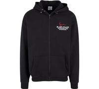 Karl Kani Chest Signature Oversize Full Zip Hoodie Schwarz Herren L Schwarz L