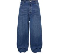 Karl Kani Herren Metal Plate Baggy Five Pocket Denim Vintage Indigo, 36