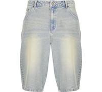 Shorts KARL KANI "Karl Kani Herren Karl Kani OG Denim Baggy Jorts", Herren, Gr. 34, Normalgrößen, blau (bleached blau), 100% Baumwolle, normal, Hosen Shorts (56414741-34) bleached blau