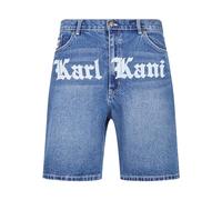 Karl Kani Herren OG Old English Denim Shorts 36 Vintage Indigo