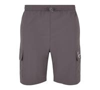 Karl Kani Herren Small Signature Essential Cargo Shorts Anthracite, XL
