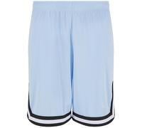 Shorts KARL KANI "Karl Kani Herren Karl Kani Small Signature Essential Mesh Shorts", Herren, Gr. L, US-Größen, light blau, 100% Polyester, loose fit, Hosen Shorts (70906207-L) light blau