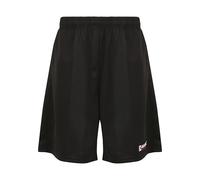 Shorts KARL KANI "Karl Kani Herren Karl Kani Sports Shadow Stripe Shorts", Herren, Gr. XXL, US-Größen, schwarz, 100% Polyester, relaxed fit, Hosen Shorts (22932331-XXL) schwarz