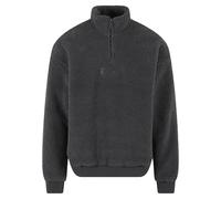 Sweater KARL KANI "Karl Kani KK Metal Signature Teddy Troyer", Herren, Gr. M, grau, 100% Polyester, Sweatshirts Sweater (95708006-M) grau