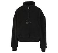 Sweatjacke KARL KANI "Karl Kani KK Metal Signature Teddy Troyer", Damen, Gr. M, schwarz, 100% Polyester, Sweatjacken Sweatjacke (10016328-M) schwarz