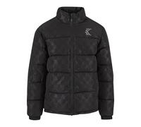 Winterjacke KARL KANI "Karl Kani KK OgAop Puffer Jacket", Herren, Gr. XXL, schwarz, 100% Polyester, mehrfarbig, normal, amerikanischer Ausschnitt, Jacken Winterjacke (33787811-XXL) schwarz