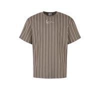 Karl Kani KK Small Signature Essential Pinstripe Tee Brown, XXS