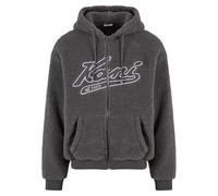 Karl Kani KK Varsity Teddy Zip Hoodie S Grey
