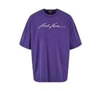 Karl Kani KM242-048-4 Autograph Washed Boxy Tee Purple, M