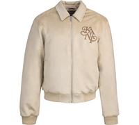 Karl Kani Legacy Faux Bowling Jacket Jacke Bomberjacke (DE/NL/SE/PL, Alphanumerisch, M, Regular, Regular, beige)