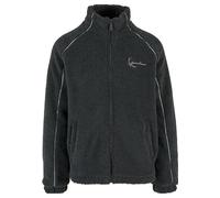 Karl Kani Metal Signature Teddy Jacket Black/lightblue, M