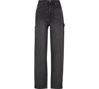 Bequeme Jeans KARL KANI "Karl Kani Karl Kani OG Baggy Workwear Denim vintage", Damen, Gr. 27, Normalgrößen, schwarz, 100% Baumwolle, unifarben, normal, Jeans (44284119-27) schwarz