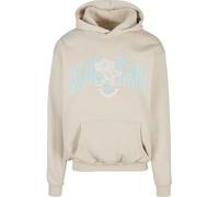 Kapuzenpullover KARL KANI "Karl Kani Karl Kani OG Eagle Print OS Hoodie", Herren, Gr. M, light sand, light blau, 100% Baumwolle, mehrfarbig, loose fit, ohne Ausschnitt, Pullover Kapuzenpullover (41912
