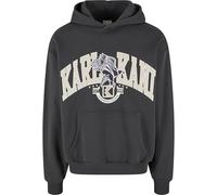 Karl Kani OG Eagle Print OS Hoodie L Anthracite/lightsand
