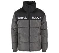 KARL KANI Steppjacke mit Label-Stitching in Anthrazit, Größe S