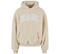 Light Sand S Karl Kani Serif Teddy Hoodie