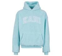 Karl Kani Serif Teddy Hoodie Light Blue, XXL