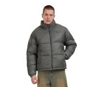 Karl Kani Regular Fit Steppjacke mit Logo-Stitching Modell 'Signature' in Hellgrau, Größe S