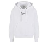 Kapuzenpullover KARL KANI "Karl Kani Karl Kani Small Signature Essential OS Hoodie", Damen, Gr. XL, weiß, 65% Baumwolle, 35% Polyester, mehrfarbig, casual, normal, ohne Ausschnitt, Langarm, Pullover (