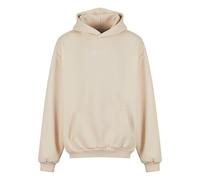 KARL KANI Hoodie mit Label-Stitching in Sand, Größe L