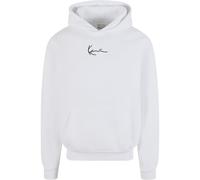 Karl Kani Small Signature Essential Oversized Hoodie in Gr. S in Weiß