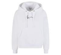Kapuzenpullover KARL KANI "Karl Kani Karl Kani Small Signature Essential OS Hoodie", Damen, Gr. L, weiß, 65% Baumwolle, 35% Polyester, mehrfarbig, casual, normal, ohne Ausschnitt, Langarm, Pullover (4