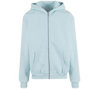 Sweatjacke KARL KANI "Karl Kani Karl Kani Small Signature Essential OS Zip Hoodie", Herren, Gr. XXL, light blau, 65% Baumwolle, 35% Polyester, Sweatjacken Sweatjacke (86582648-XXL) light blau