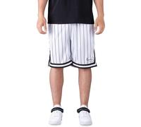 KARL KANI Loose Fit Shorts mit Label-Stitching in Weiss, Größe S